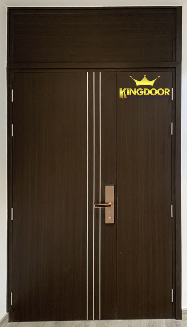 cửa nhựa composite phủ da