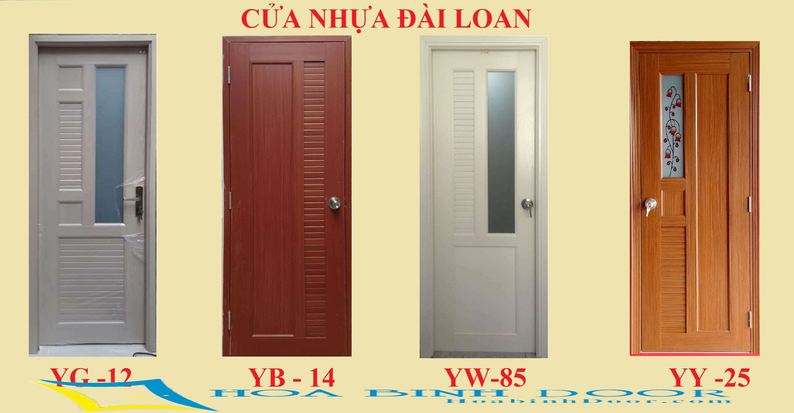 CỬA NHỰA ĐÀI LOAN CÓ