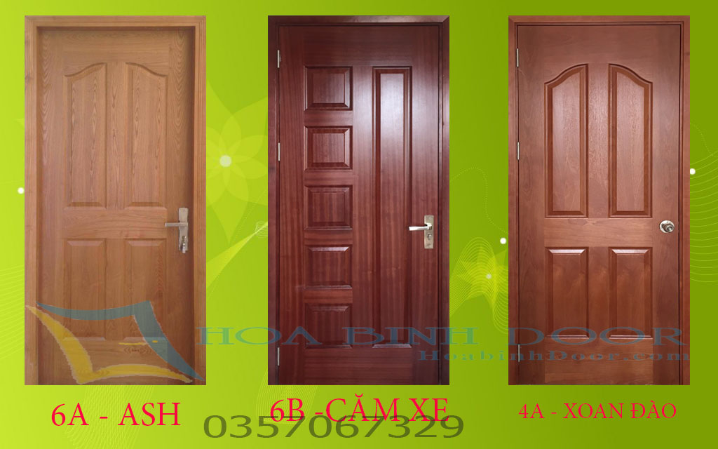 Cửa gỗ công nghiệp HDF tại Bình Dương