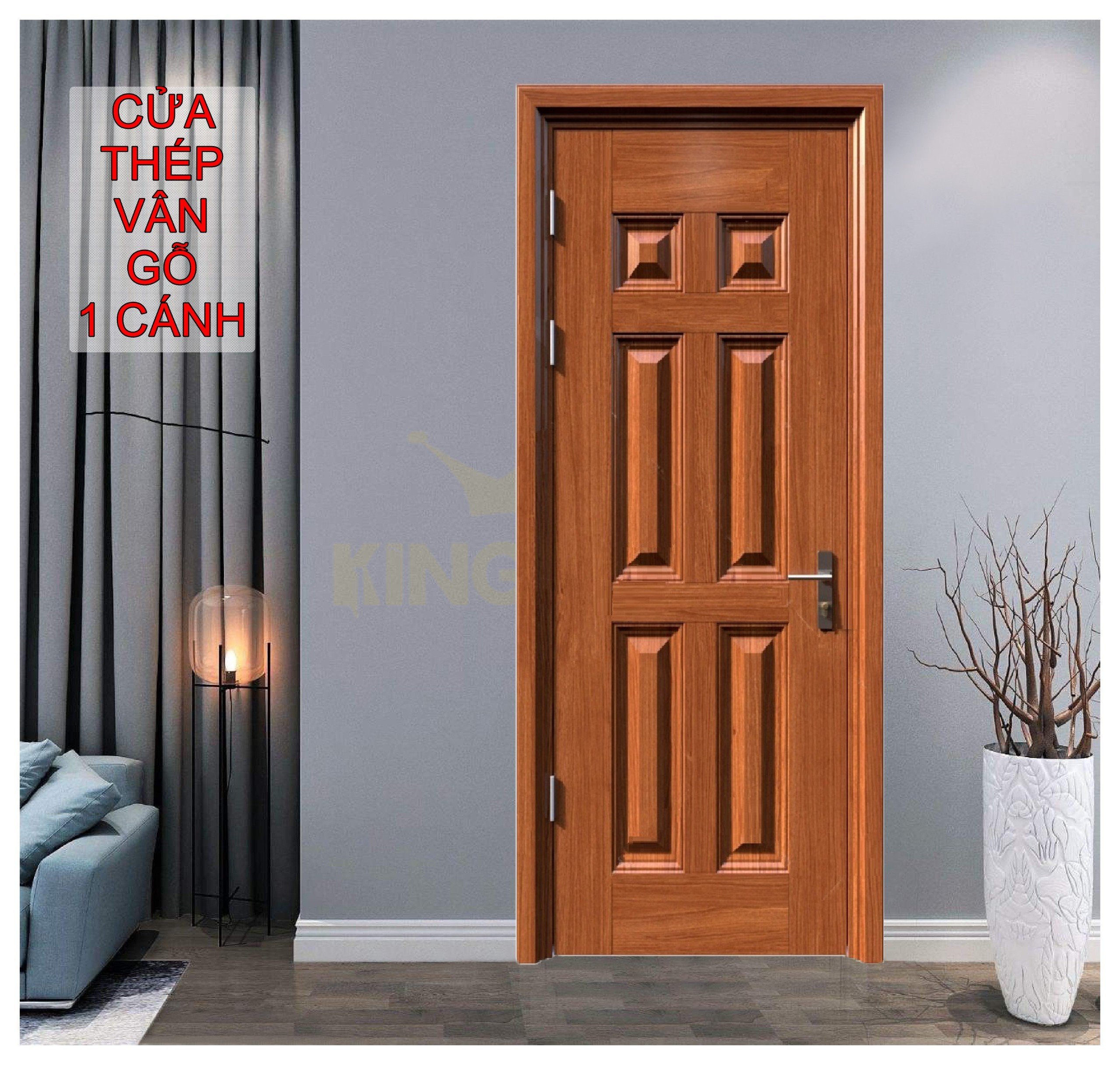 Nội, ngoại thất: Cửa thép vân gỗ tại Long An Z4678026434679_4150c8549d23d01ac3139d22ca568f40