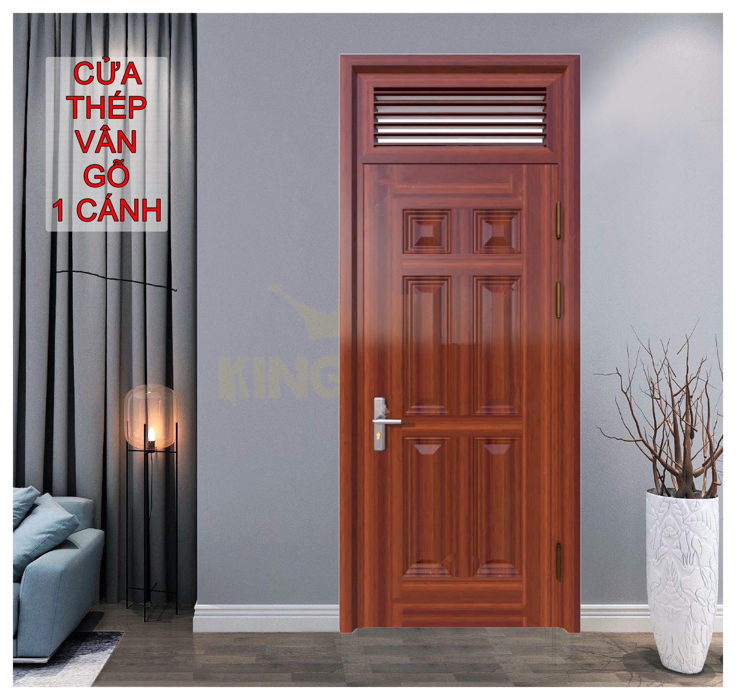 Nội, ngoại thất: Cửa thép vân gỗ tại Đồng Nai Z4678026439285_cc29cd3668affcc5491a7ba8b86f09b5