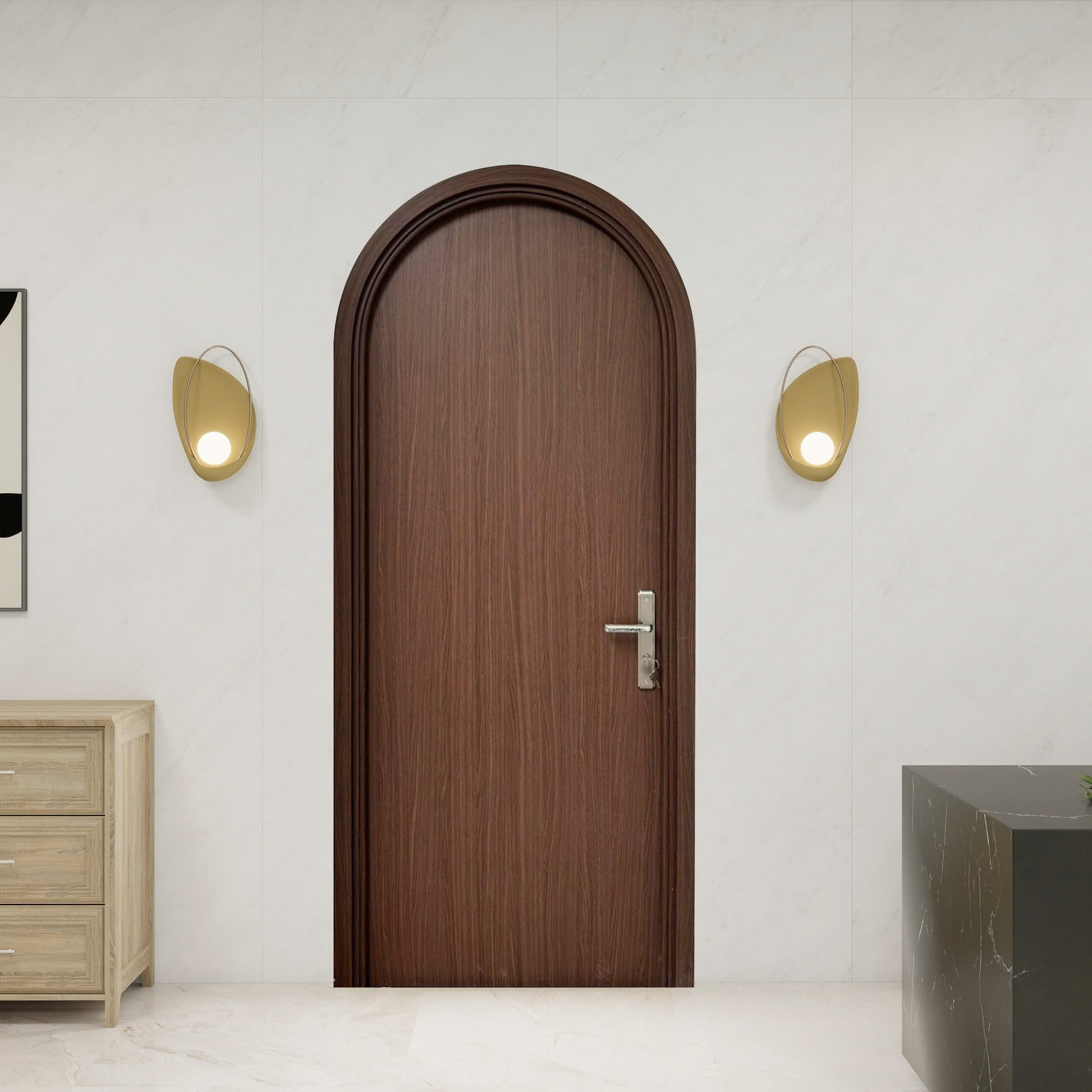 Cửa vòm nhựa composite chống nước